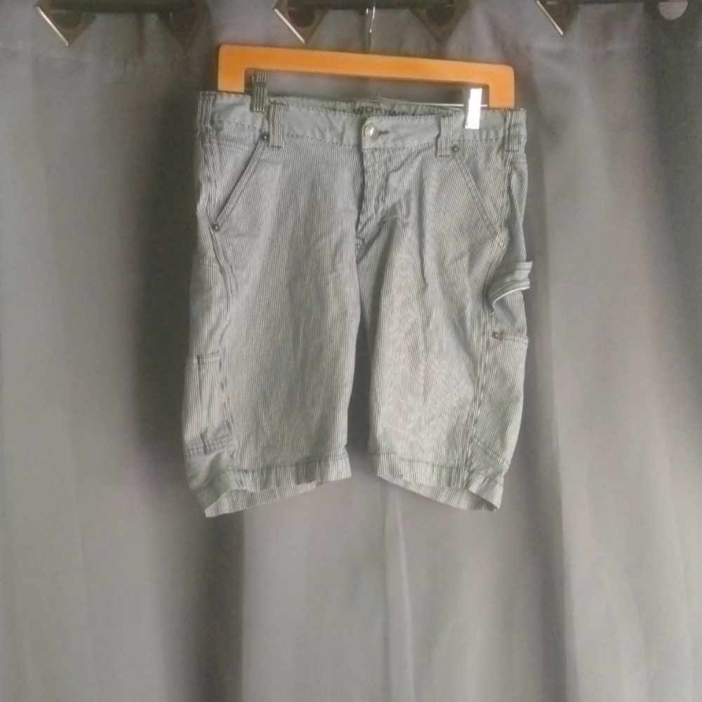Indigo Stripe Maven Slim Shorts